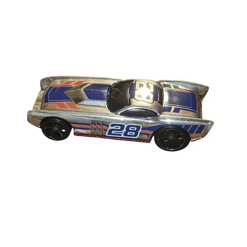 2013 Hot Wheels THE GOV'NER #150 chrome/red/blue;28 ☮Super Chromes loose